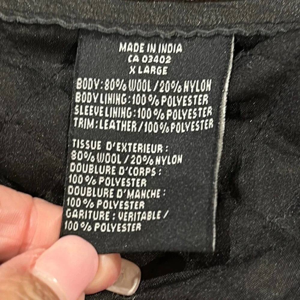 Harley-Davidson Black and Orange Riding Jacket